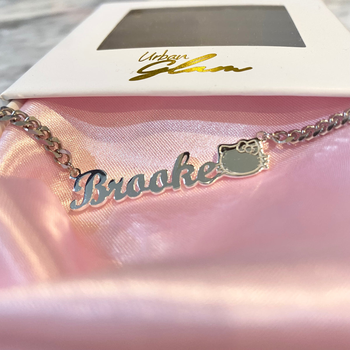 Personalized Name plate Necklace We can't get enough